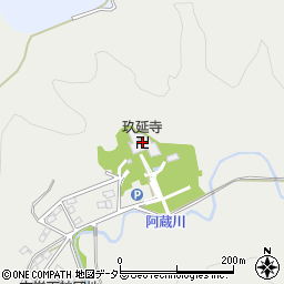 玖延寺周辺の地図