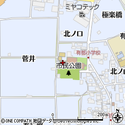 京都府八幡市内里北ノ口21周辺の地図