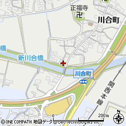 三重県亀山市川合町152周辺の地図