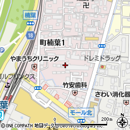 〒573-1106 大阪府枚方市町楠葉の地図
