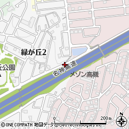 大阪府高槻市緑が丘2丁目15周辺の地図