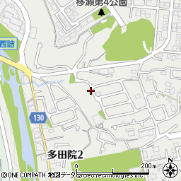 兵庫県川西市多田院2丁目周辺の地図