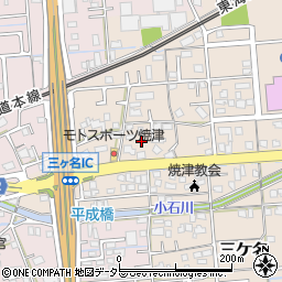 静岡県焼津市三ケ名1435周辺の地図