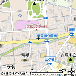 静岡県焼津市三ケ名1662周辺の地図