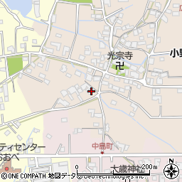 兵庫県小野市広渡町453周辺の地図