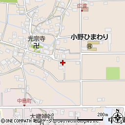 兵庫県小野市広渡町521周辺の地図