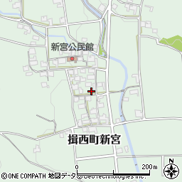兵庫県たつの市揖西町新宮881周辺の地図