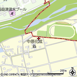 静岡県藤枝市築地10周辺の地図