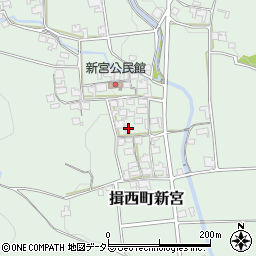 兵庫県たつの市揖西町新宮837周辺の地図