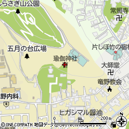 瑜伽神社周辺の地図