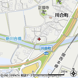 三重県亀山市川合町81周辺の地図