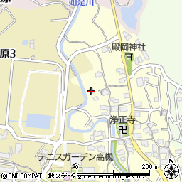 大阪府高槻市奈佐原元町29周辺の地図