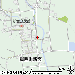 兵庫県たつの市揖西町新宮915-1周辺の地図