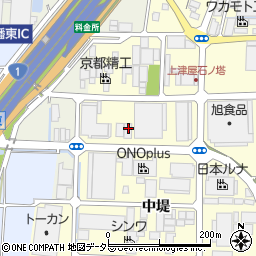 京都府八幡市上津屋中堤108周辺の地図