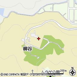 兵庫県川西市柳谷鷹尾山柿木谷周辺の地図