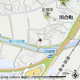 三重県亀山市川合町148周辺の地図
