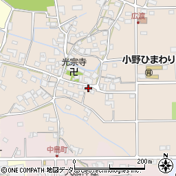 兵庫県小野市広渡町91周辺の地図