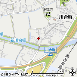 三重県亀山市川合町150周辺の地図