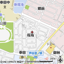 愛知県額田郡幸田町菱池桜坂11周辺の地図