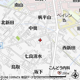 トヨタ部品愛知共販株式会社　西尾営業所周辺の地図