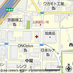 京都府八幡市上津屋中堤106周辺の地図