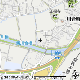 三重県亀山市川合町156周辺の地図