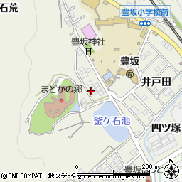 愛知県額田郡幸田町野場釜ケ石周辺の地図