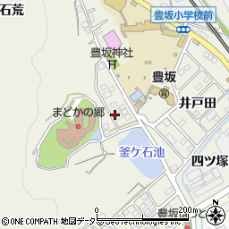 愛知県幸田町（額田郡）野場（釜ケ石）周辺の地図