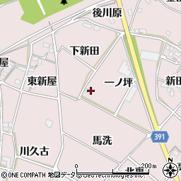 愛知県豊川市江島町一ノ坪周辺の地図