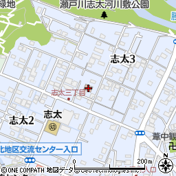 志太公民館周辺の地図