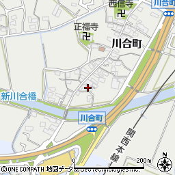 三重県亀山市川合町86周辺の地図