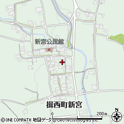 兵庫県たつの市揖西町新宮882周辺の地図