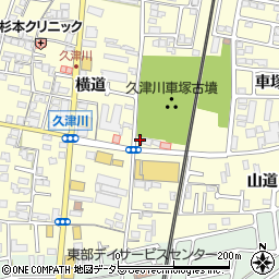 京都府城陽市平川車塚1周辺の地図