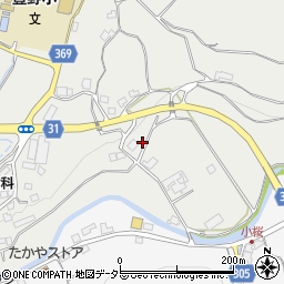 岡山県加賀郡吉備中央町豊野4534-2周辺の地図