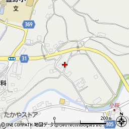 岡山県加賀郡吉備中央町豊野4534-2周辺の地図