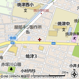 ジュネス焼津Ａ周辺の地図