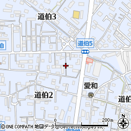 三重県鈴鹿市道伯周辺の地図