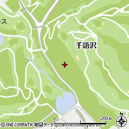 愛知県豊川市平尾町千語沢周辺の地図