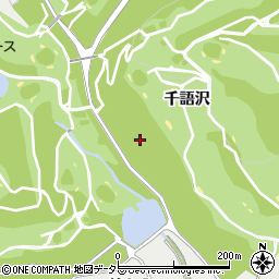 愛知県豊川市平尾町（千語沢）周辺の地図