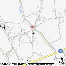岡山県加賀郡吉備中央町竹荘1047-1周辺の地図