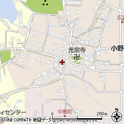 兵庫県小野市広渡町425周辺の地図