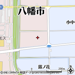 京都府八幡市八幡盛戸周辺の地図