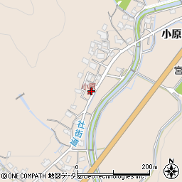 兵庫県姫路市飾東町小原周辺の地図