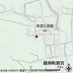 兵庫県たつの市揖西町新宮833周辺の地図