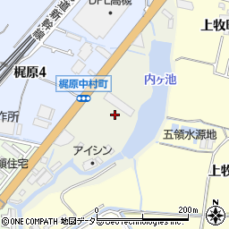 大阪府高槻市梶原中村町周辺の地図