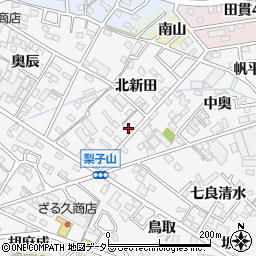 愛知県西尾市平坂町北新田23周辺の地図