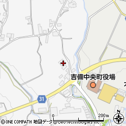 岡山県加賀郡吉備中央町竹荘820周辺の地図