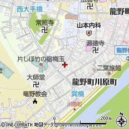 菊屋蔵周辺の地図