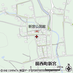 兵庫県たつの市揖西町新宮888周辺の地図