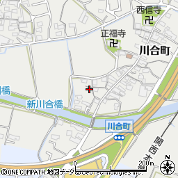 三重県亀山市川合町145周辺の地図